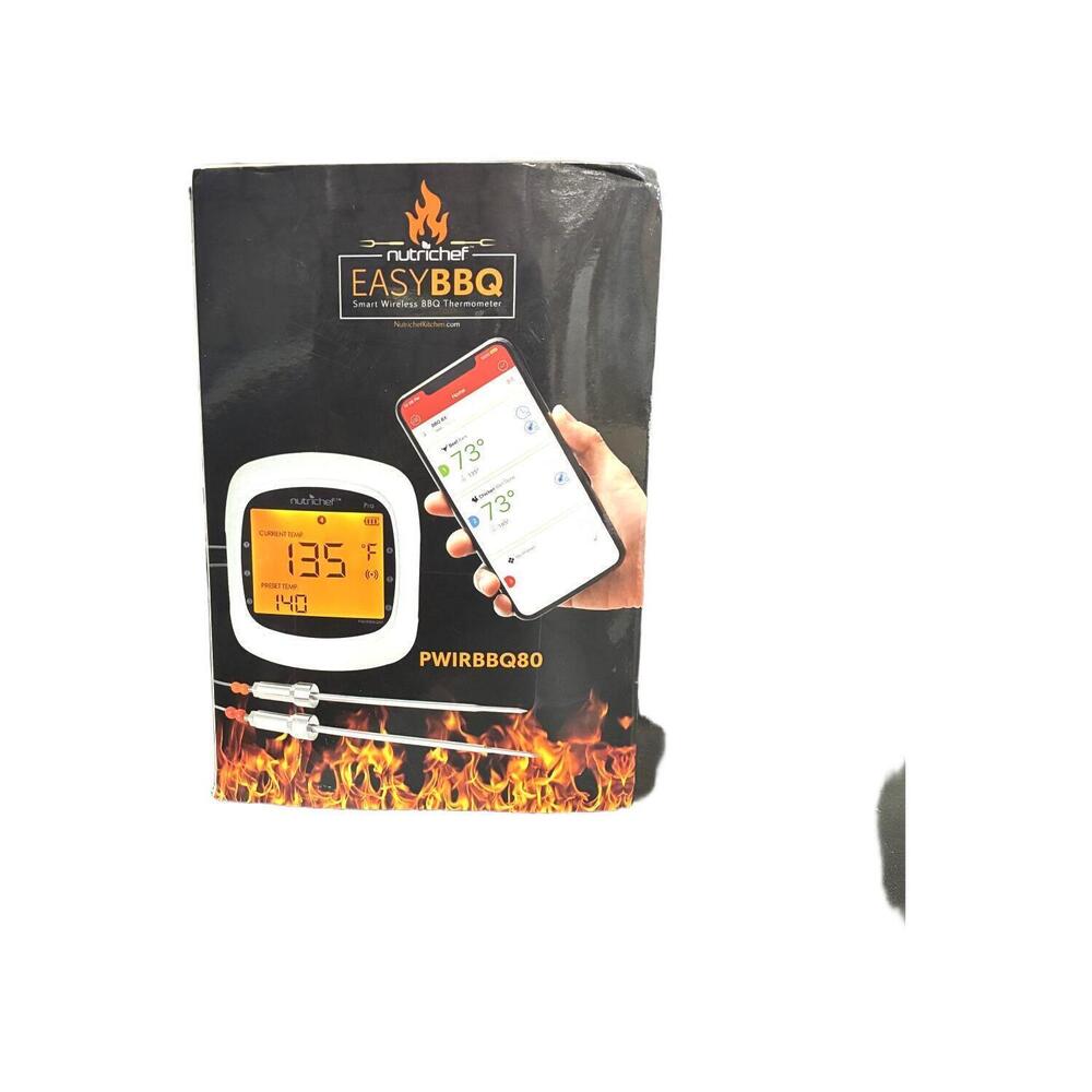 Nutrichef Bluetooth Wireless BBQ Digital Thermo meter